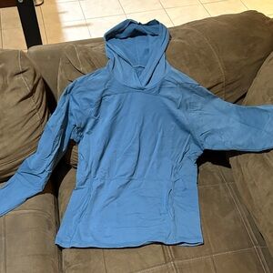 Prana Blue Hoodie Pullover